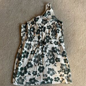 Abercrombie one shoulder mini dress